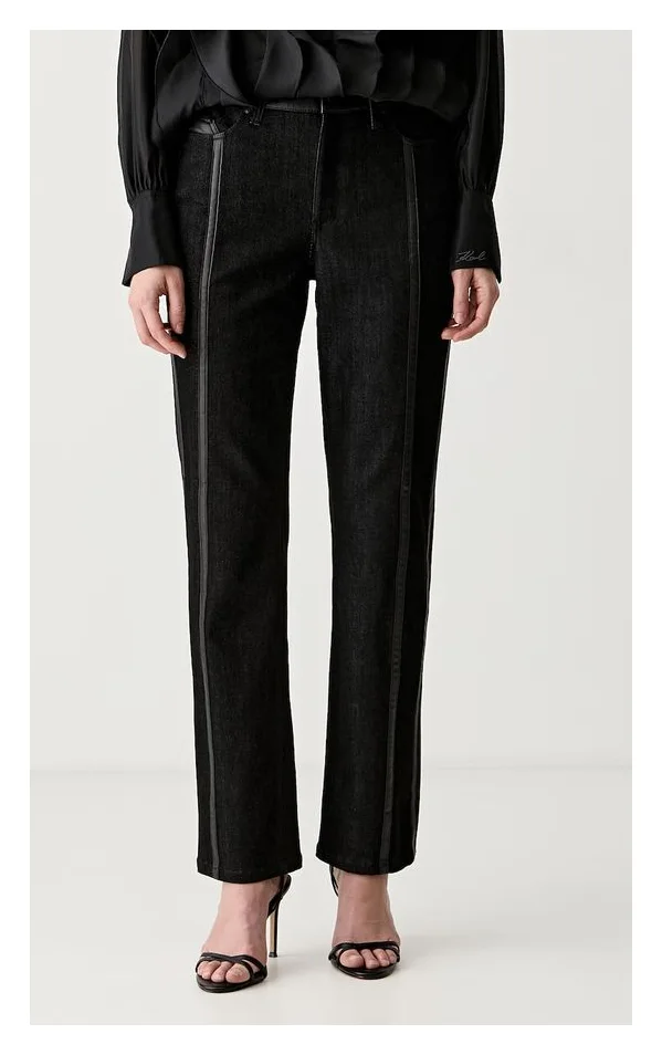 Karl Lagerfeld straight din denim elastic