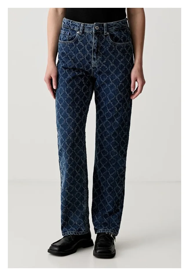 Karl Lagerfeld Jeans straight, talie inalta